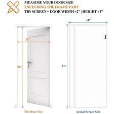 Windproof Magnetic Screen Door - Scratch-Proo...