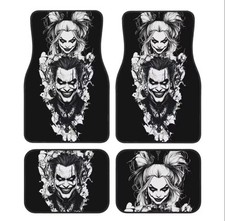 4pcs Set Dc Joker Car Floor Mats Batman Themed Vehicle Carpet Mat Uk Black 4pcs Set Dc Joker Car Floor Mats Batman Themed Vehicle Carpet Mat Uk Black