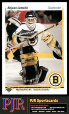 Rejean Lemelin 1990-91 Upper Deck #215 Boston Bruins