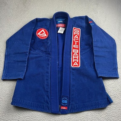 Gracie Barra Kimono Set A0Jacket Pants Jiu jitsu MMA Judo Train Lite Equipe