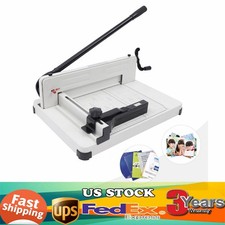 Professional Paper Trimmer Office Manual Guillotine A4 Papers Cutter Heavy Duty