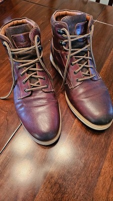 Alpine Design WP Oiled Brown Leather Lined Mid-Cut Casual Chukka Boots Sz 12