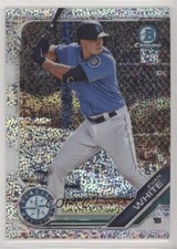 2019 Bowman Draft Chrome Sparkles Refractor Evan White #BDC-172 0c2