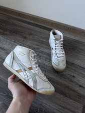 Asics Onitsuka Tiger High Tokyo Vintage Leather White Sneaker Shoes Size 37.5