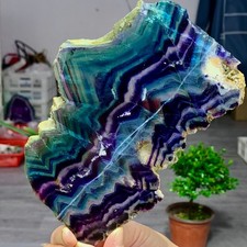 Fiocchi di fluorite colorati naturali 322G, fiocchi di cristallo di quarzo, campioni minerali