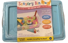 Creativity For Kids Sensory Bin Ice Cream Shop Sensory Sand Scoop Sort & Play