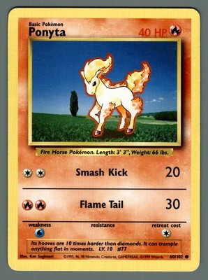 Ponyta 060/102 Base Set Regular