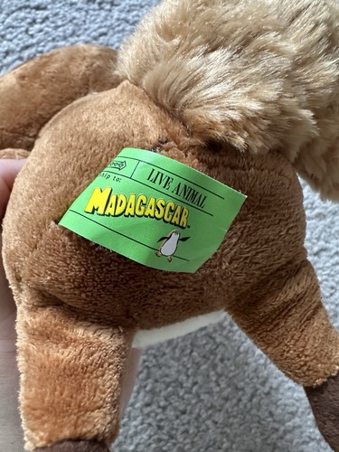 DreamWorks Madagascar Mort The Lemur Plush Russ 2005 Rare With Tags - Picture 11 of 18