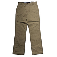NWT Tommy Hilfiger Boys Gold Khaki Stretch Dress Pants Size 16 Made Bangladesh