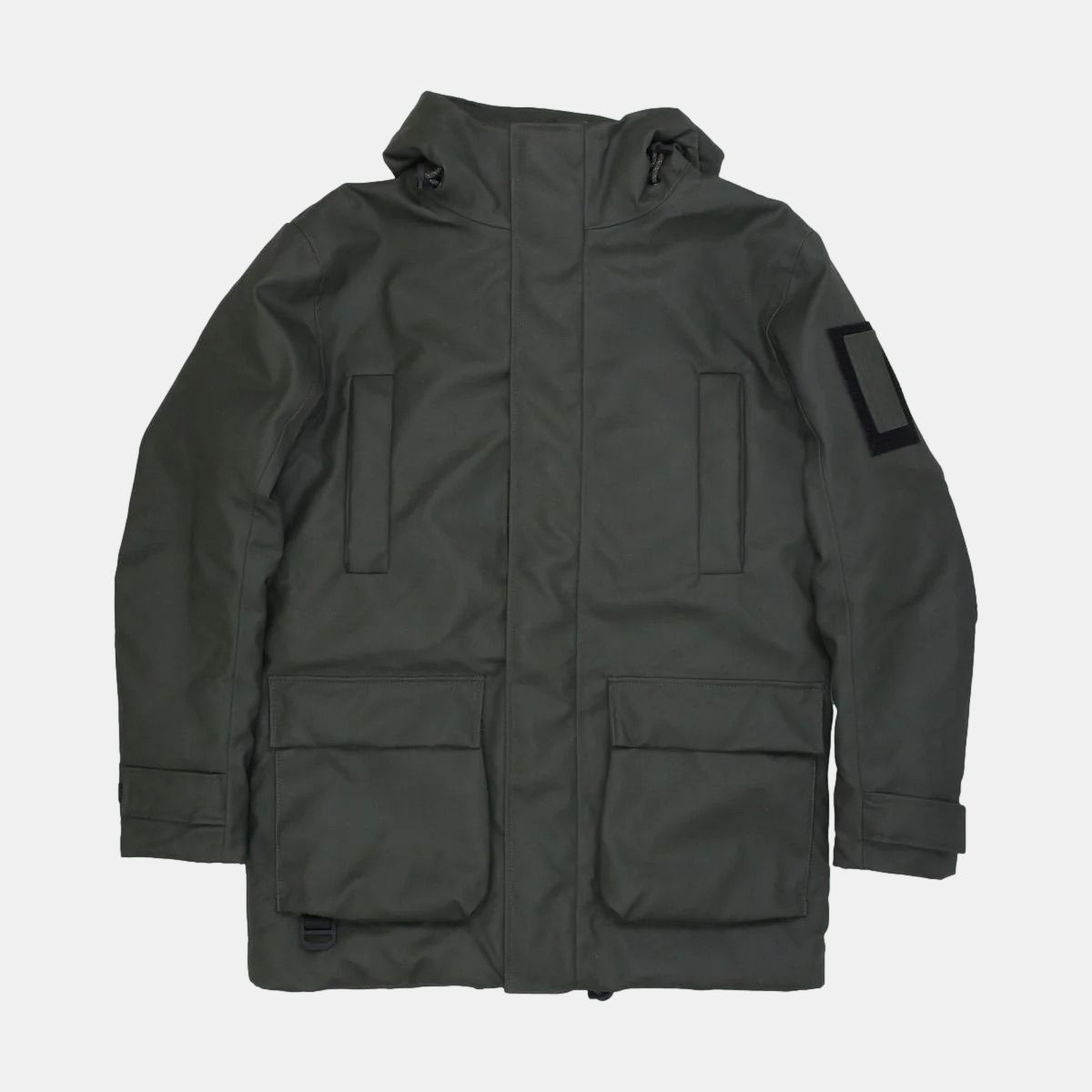 Rains Glacial Parka / Size L / Mens / Green / Polyester