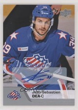 2020-21 Upper Deck AHL Auto Jean-Sebastien Dea #137 Auto 0a4
