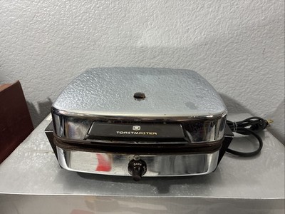 Vintage Toastmaster Waffle Maker Model 266-1 Chrome 1950s MCM Tested Working