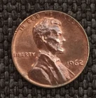 Photo of a 1962-P Lincoln Memorial Cent from an eBay listing that sold on Jul 19, 2026