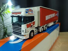 Tekno Scania 4 580 V8 6x2 Topline Watkins & Sole Transport Curtainside Rare. New