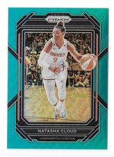 2023 PRIZM WNBA BASKETBALL #106 NATASHA CLOUD 11/49 TEAL PRIZM PARALLEL,MYSTICS