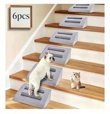 Dog Ramps for Stair Steps w/ Anti-Slip Bump for Small  Senior Dogs Or Cats 6pk