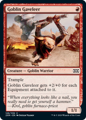 x4 Goblin Gaveleer C MTG Double Masters M/NM, English