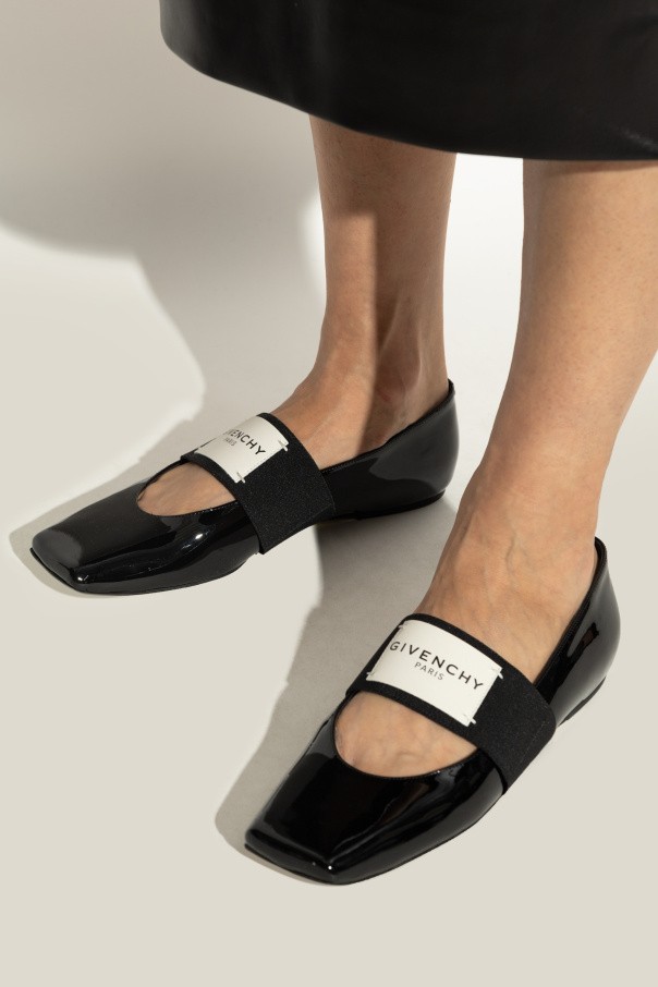 Givenchy - Women - Ballet flats "Squared" - Black thumbnail 2