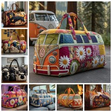 Damen Hippie Reisetasche kastenförmig, geste...