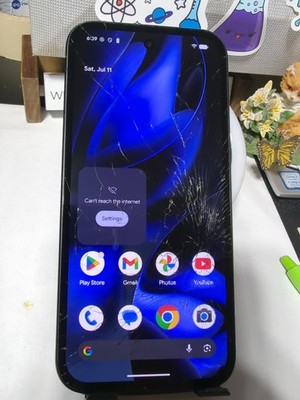 Google Pixel 9a 128GB Obsidian (Factory & OEM  Unlocked)  READ #61822 