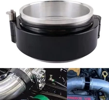 Aluminum Quick Release V-Band Clamp,5"/127mm Intake Intercooler 5″, Black 