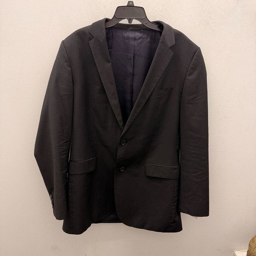 Hugo Boss The James4/Sharp6 Black Pinstripe Suit Jacket 44L