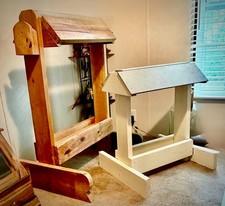 2 Wood Saddle Stands, 1 Large and 1 Small - Great Condition - Very Sturdy