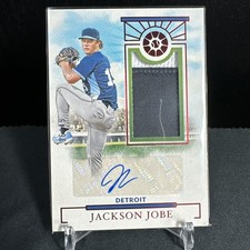 6/49 JACKSON JOBE RED PROSPECT MATERIAL AUTO 2024 Boys Of Summer #PMS-JJ TIGERS