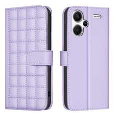 Lila Hard Leder Case für Redmi Note 13 Pro+ 5G