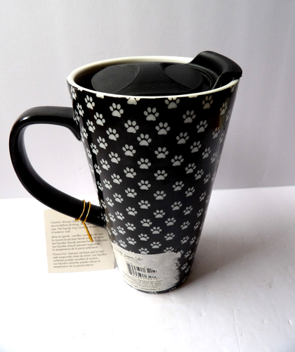 Lady Jayne LOVE: Cat Lovers Travel Coffee Mug 13. oz. NWT - Picture 2 of 4