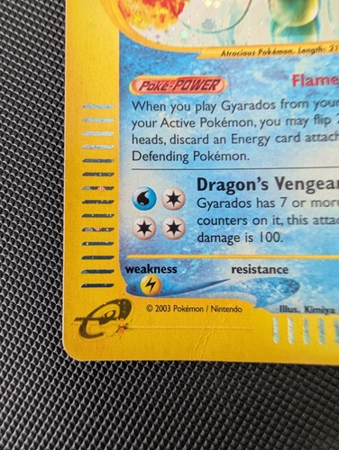 Pokémon SkyRidge Gyarados Holo H10/H32 MP - Picture 5 of 14