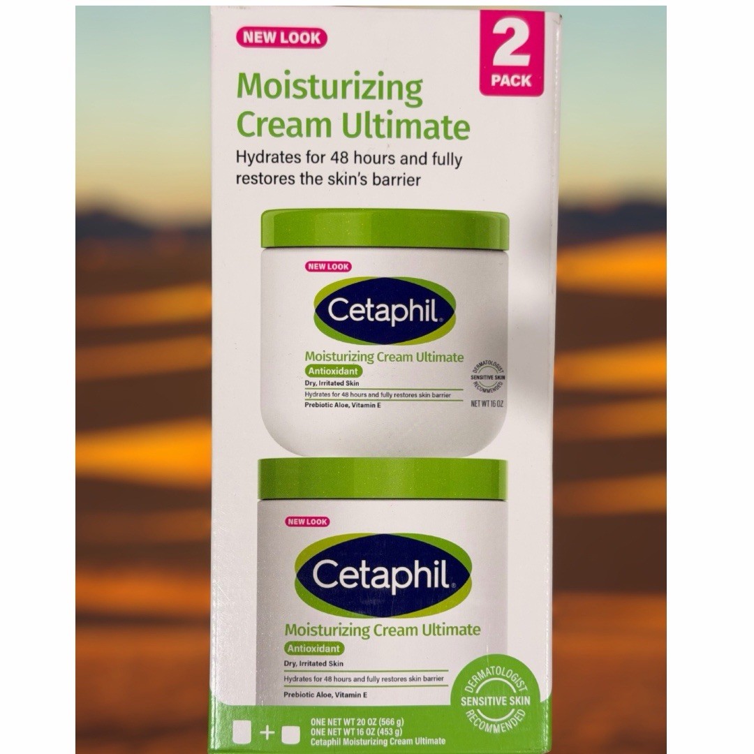 Cetaphil Moisturizing Cream Ultimate with Prebiotic Aloe, 20