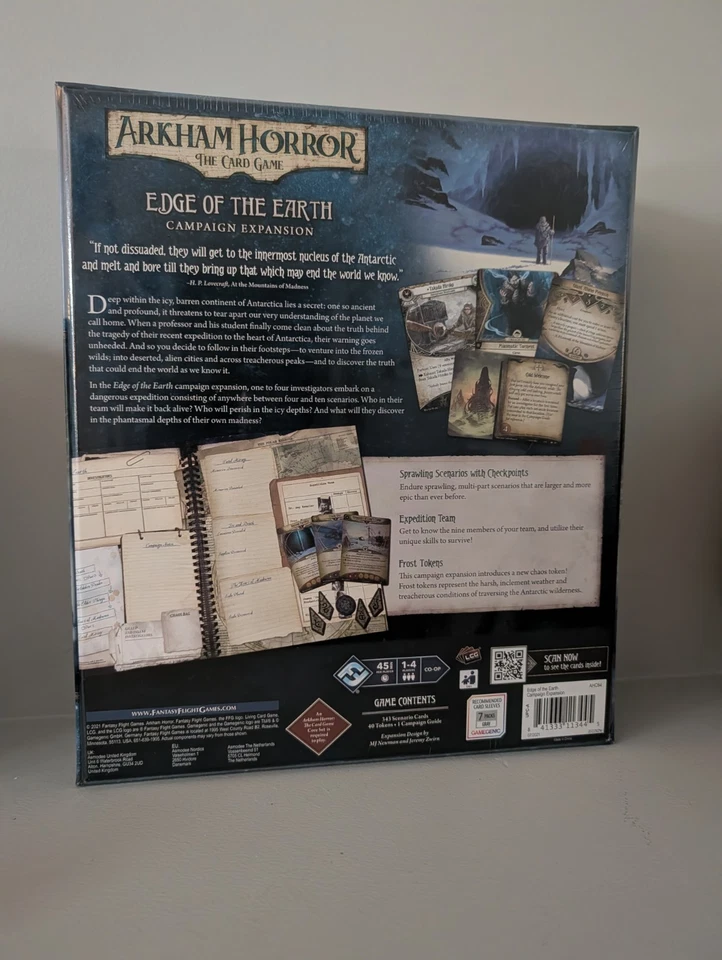 Arkham Horror The Card Game - Edge Of The Earth - Campaign Expansion Sealed - Image 2 of 2