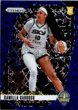 2024 Kamilla Cardoso Panini Prizm WNBA #93 Blue Velocity Rookie RC Chicago Sky