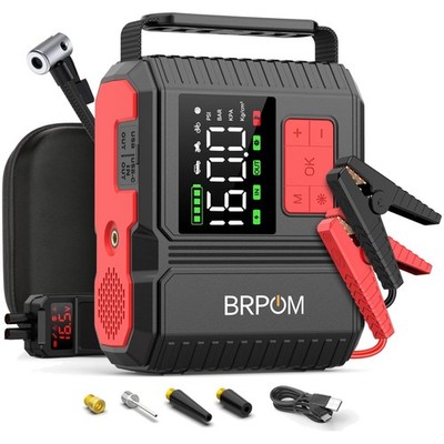 Robuste 8000A Powerbank und 160 PSI Kompressor   Ihre Autosicherheit in der Hand
