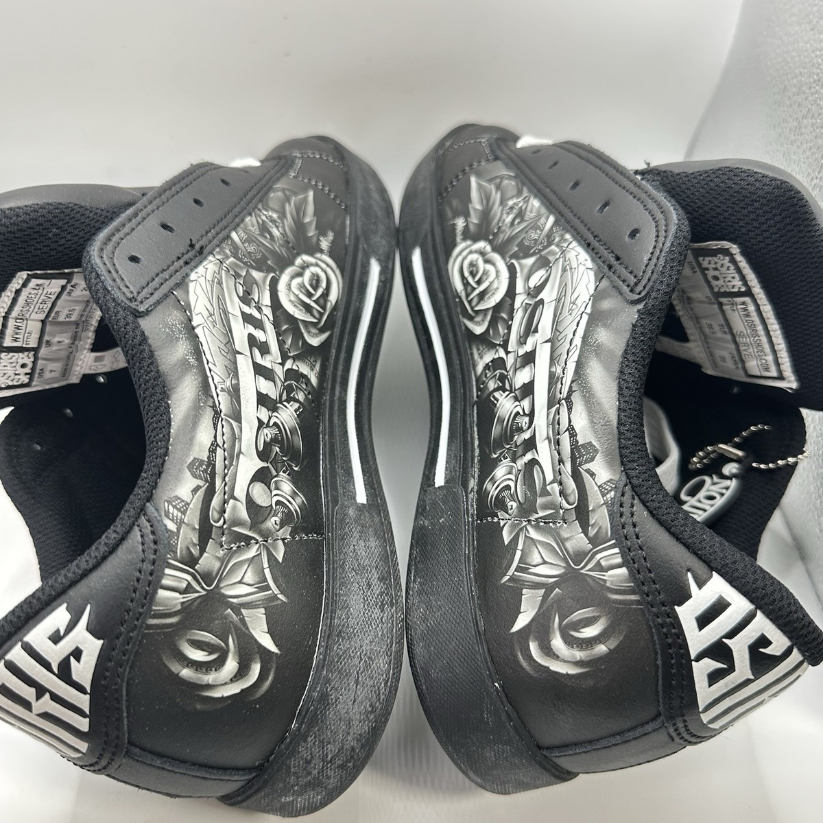 OSIRIS Serve OG Abel Creation Skull Top Hat Skater Shoes  display picture 2