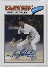 2019 Topps Archives Fan Favorite 1977 Design Fred Stanley #FFA-FS Auto 9e1