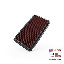 Engine Air Filter: Increase Power Acceleration, Washable, Premium,