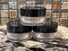 Bundle 3 Dermablend Illuminating Banana Powder Loose Setting Powder 0.035oz each