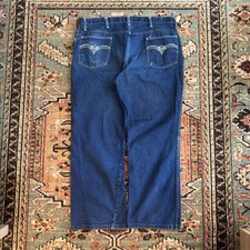 Vintage 1960s 1970s Maverick Wrangler Denim Jeans Size 34 Outseam Twist USA