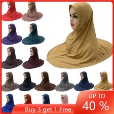 Khimar One Piece Amira Muslim Women Instant Hijab Scarf Turban Ready Headscarf