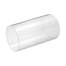 Clear Rigid Acrylic Pipe 93mm ID x 100mm OD 4" Round Clear Plastic Tube