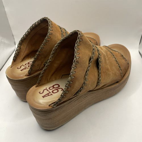 Sandalo A.S.98 Nelson Slide Platform - Usato in ottime condizioni Eu 41 US 11 Boho Festival - Foto 3 di 4