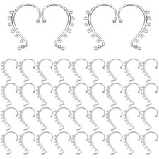 50 Pcs DIY Ear Cuffs Earrings Non Piercing Clip on Ear Cuff Earrings f