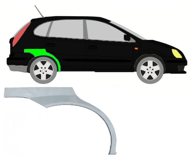 Radlauf FüR Nissan Almera Tino 2000 – 2006 Rechts-image