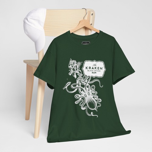 Kraken Spiced Rum Unisex Heavy Cotton Tee - Picture 1 of 88