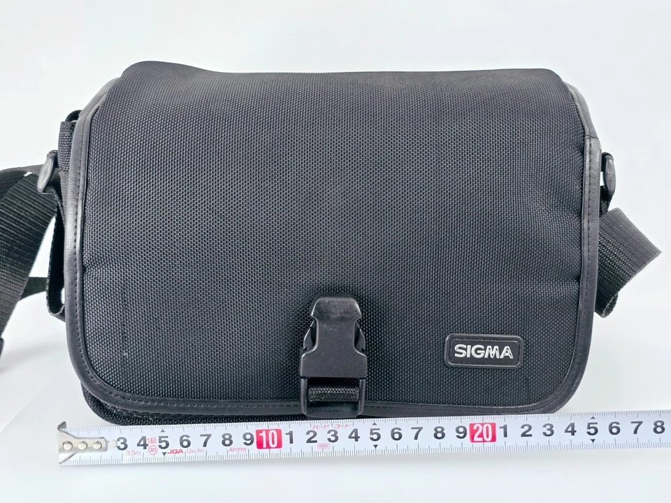 🌸 [Почти как новый] подлинный Sigma камеры объектив наплечная сумка нейлона черный из Японии - Изображение 2 из 4