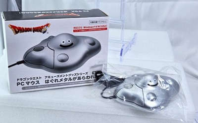 New Dragon Quest AM PC Mouse Stray Metal Slime CIB NIB w/ Original Box