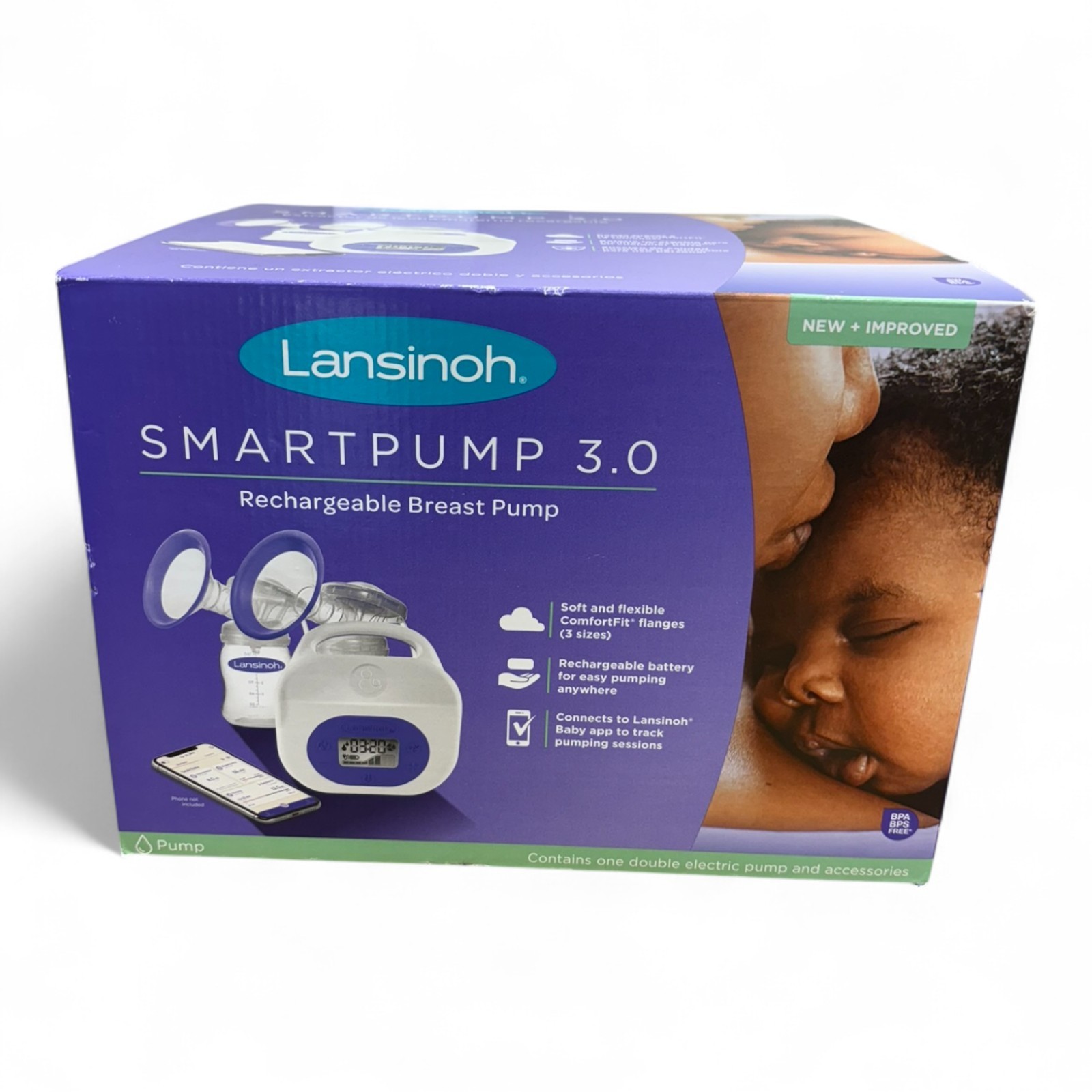 Lansinoh Smartpump 3.0 Rechargeable Breast Pump Brand New Se