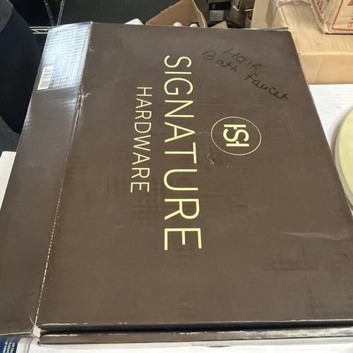 Signature Hardware Greyfield Widespread Bathroom Faucet SHWSCGF807AGBR - Picture 3 of 6